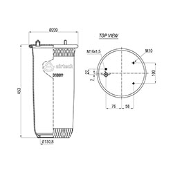  121372 / 31889 P Service Assembly Körük