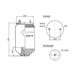  122742 / 34156-15  P (095.0308)Service Assembly Körük