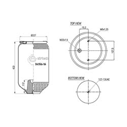  122892 / 34156-16 P (095.0316)Service Assembly Körük