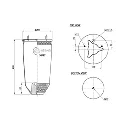  121642 / 34157 P Service Assembly Körük