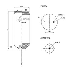  121462 / 34915 P Service Assembly Körük