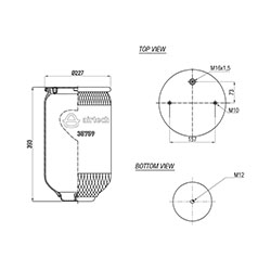  120172 / 35759 P Service Assembly Körük