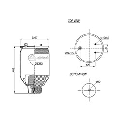  120392 / 37313 P Service Assembly Körük