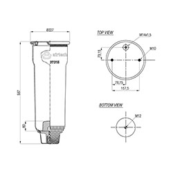  122582 / 37315 P Service Assembly Körük