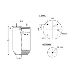  123452 / 3810-05 P(095.0451)Service Assembly Körük