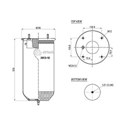  122782 / 3813-10  P (095.0321)Service Assembly Körük