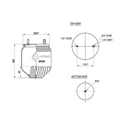  122322 / 39039  P Service Assembly Körük