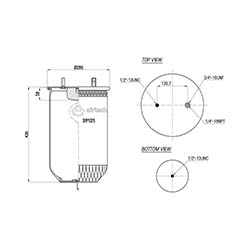  122362 / 39121 P Service Assembly Körük