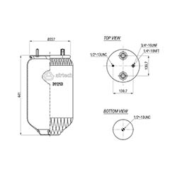  122382 / 39213 P Service Assembly Körük