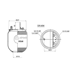  121432 / 39268 P Service Assembly Körük