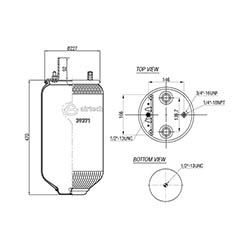  123082 / 39371 P Service Assembly Körük