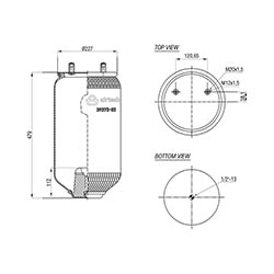  123562 / 39373-02 P(095.0491)Service Assembly Körük