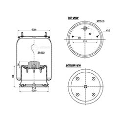  137502 / 34023-08 CComplete Körük