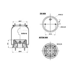  136452 / 34154-16 CPPComplete Körük