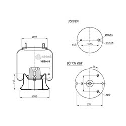  132162 / 34156-03 CComplete Körük