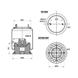  135762 / 34156-13 CPPComplete Körük