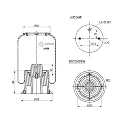  133982 / 34159-S1 C-ALUComplete Körük