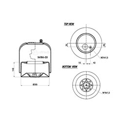  136472 / 34186-23 CComplete Körük