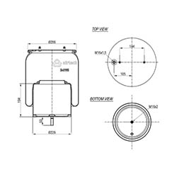  130472 / 34195 CComplete Körük