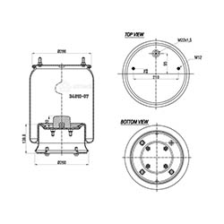  134632 / 34810-07 CComplete Körük