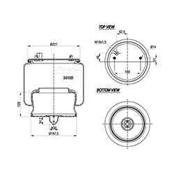  135832 / 36108 CComplete Körük