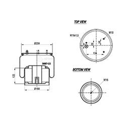  136612 / 3887-22 CComplete Körük