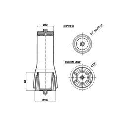  17001282 / USA Cabin Air Spring (Airtech)Cabin Körük